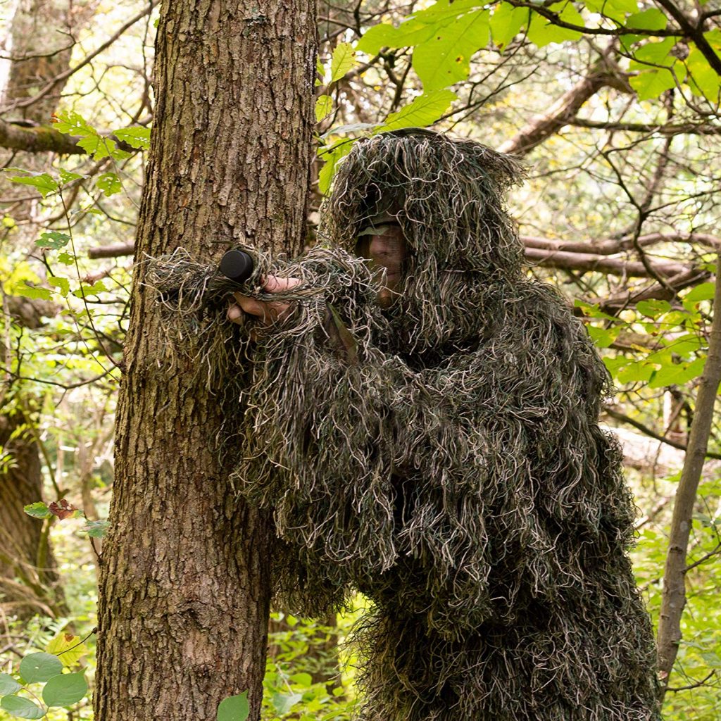 Vivo 4-Piece Camo Woodland Ghillie Set