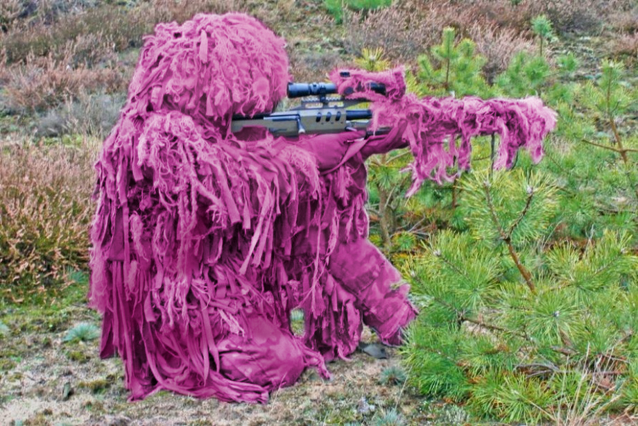 pink ghillie