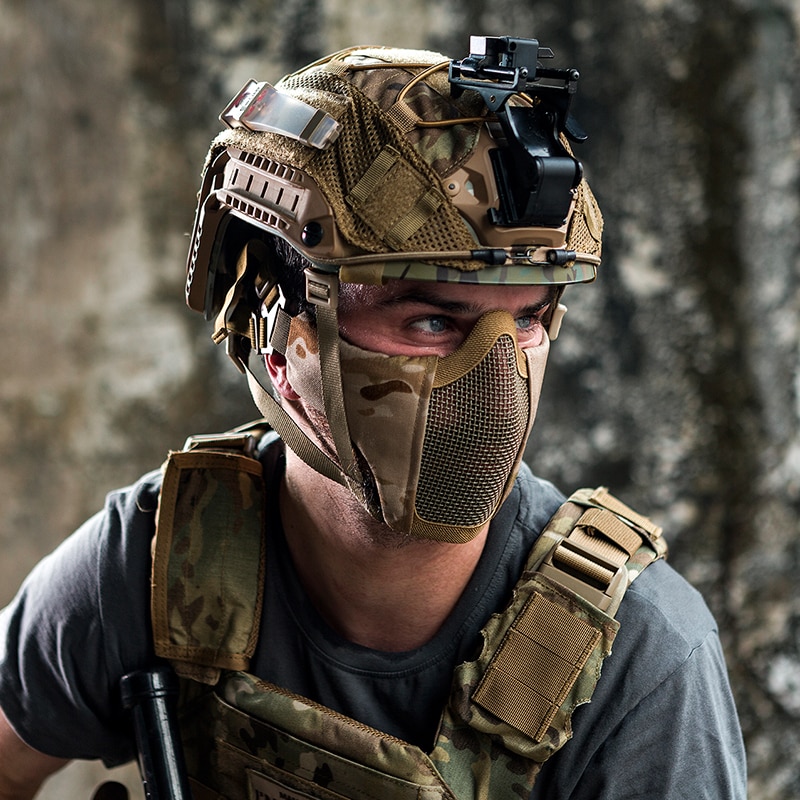 Airsoft mask no eye protection