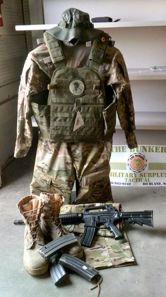 Milsurp Airsoft Loadout via The Warrior Blog