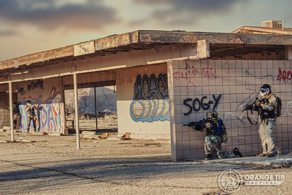 MiliSim Airsoft players at George AFB