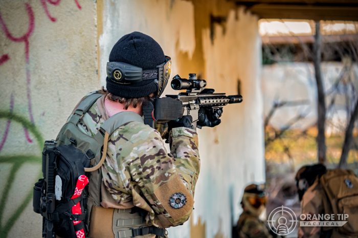 Milsim airsoft players