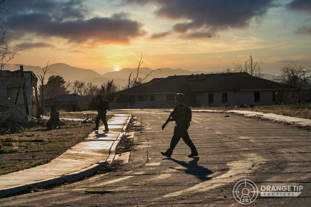 Milsim airsoft players at George AFB