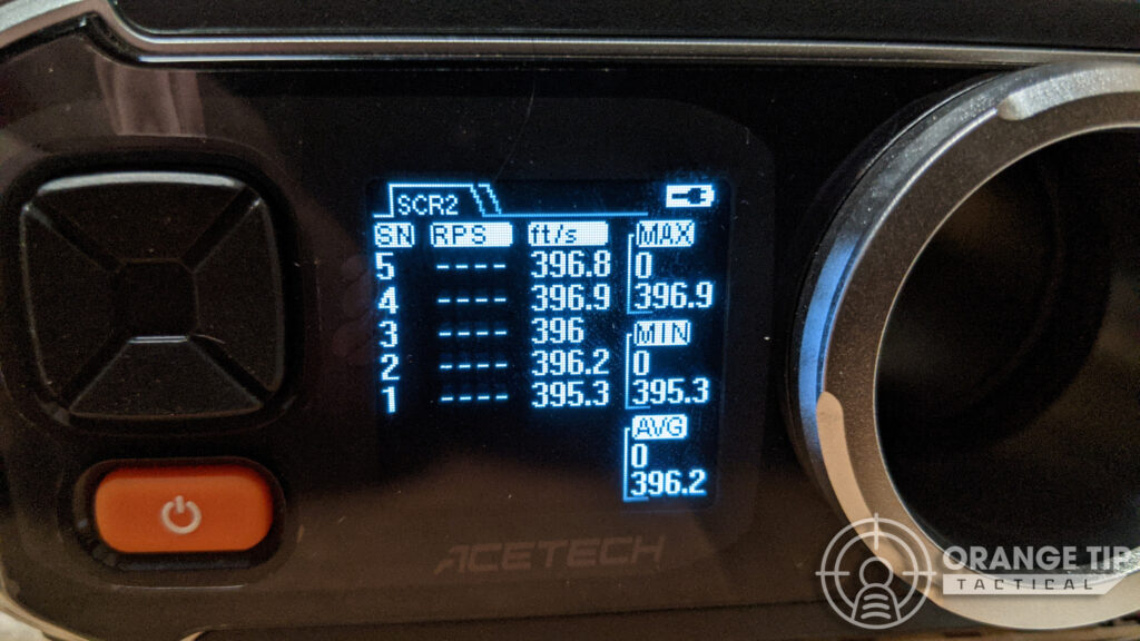 25. KWA KM4A1 Chrono Results